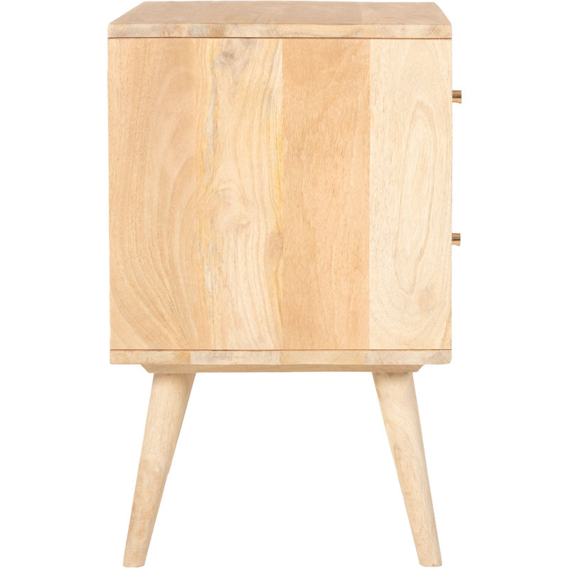 Hanover 23'' Tall Solid Wood 2 Drawer End Table Wayfair